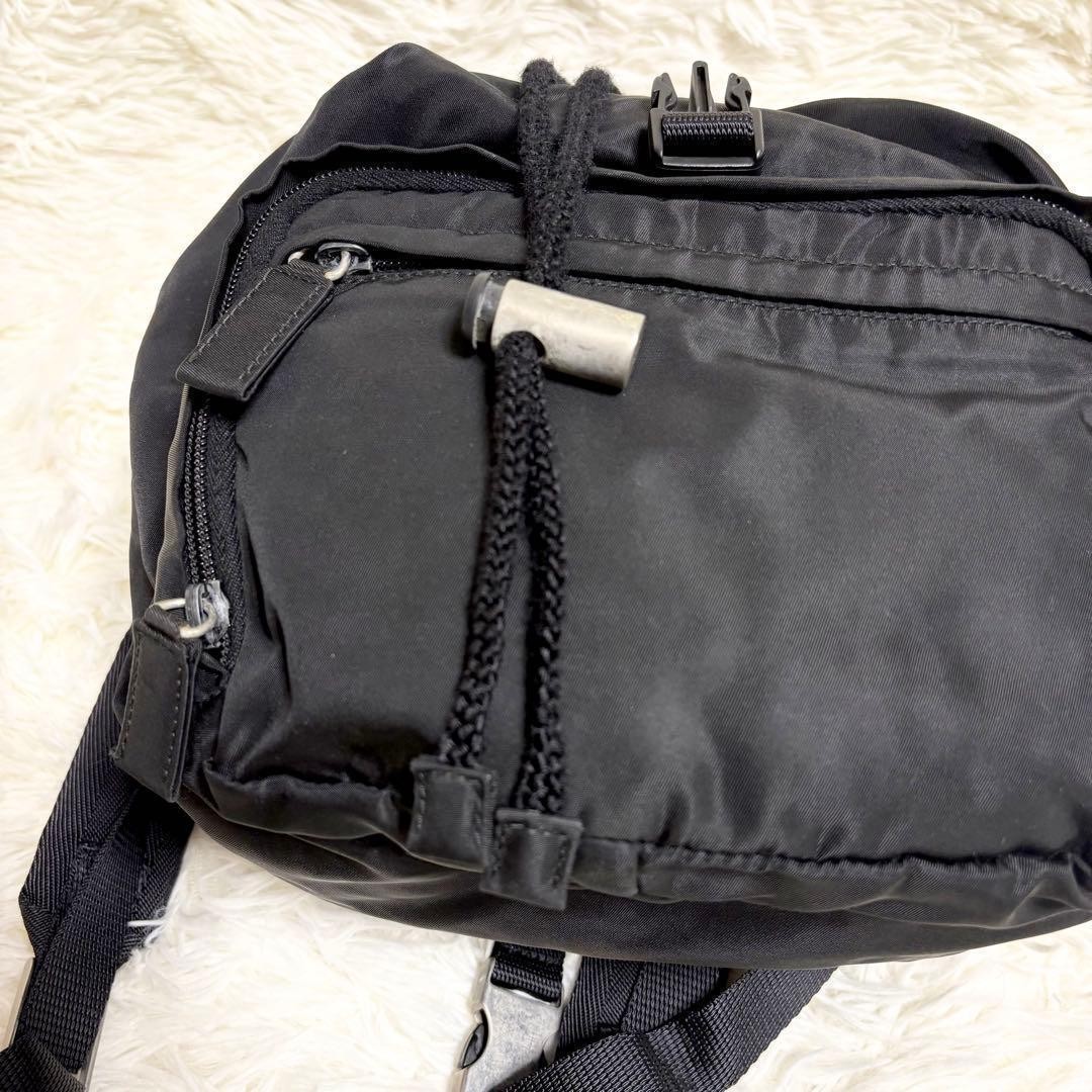 Prada Nylon Backpack Triangular Logo Vintage Unis… - image 15