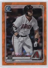 2020 Bowman Chrome Sapphire Edition Orange 72/75 Seth Beer #BCP-75 02l6
