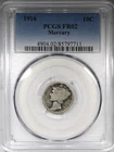 1916 Mercury Dime PCGS FR2 Circulated Low Ball Condition