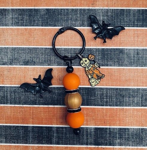 Llavero o clip de bolsa de monstruo de truco de Halloween - Imagen 2 de 2