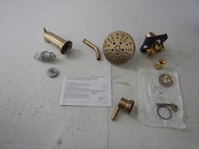 Delta Nicoli 14 Series H2Okinetic Bathtub and Shower Faucet Set, Brushed Gold
