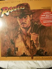 Image of Raiders of the Lost Ark OST 2LP Grey Vinyl MINT John Williams Indiana Jones
