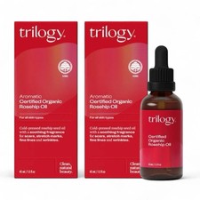 [Trilogy] 2 x Certified Organic Rosehip Oil 45ml For Stretchmarks / Wrinkles