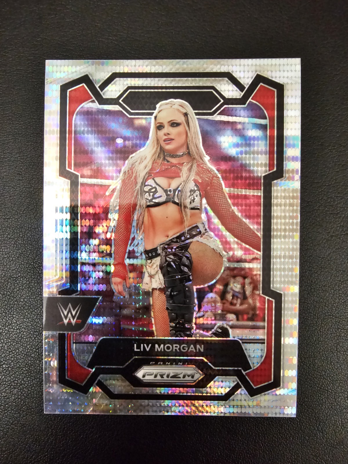 2024 Panini Prizm WWE Wrestling Liv Morgan Silver Pulsar /499 #177