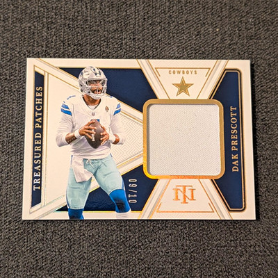 Dak Prescott Panini National Treasures 2024 Dallas Cowboys Treasured Patches /10