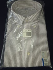 New Mens Croft Barrow Easy Care Classic fit Button Down Pocket Shirt 16.5/34-35