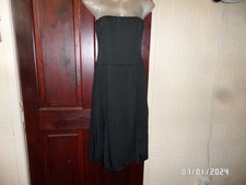Ladies black strapless dress sizes S-M & Large, New