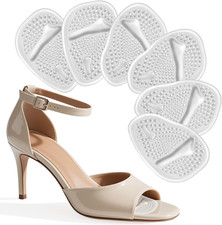 Professional Metatarsal Pads Women, 6 Pcs Ball of Foot Cushions for Women, High