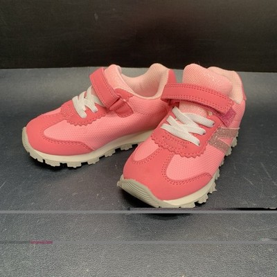 Simple Joys by Carters Kids Bailey Athletic Sneaker Hook Loop Shoe Pink US 8