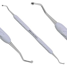 AR Silicone Dental Round Excavator 2.5mm Restorative Double Ended Instruments