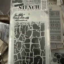 Tim Holtz THS129 Decayed Layering Stencil