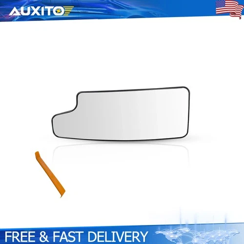 Left Side Lower Heated Mirror Glass For 2020-2021 GMC Sierra 1500 2500HD 3500HD