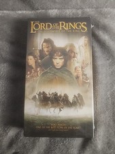 The Lord of the Rings: The Fellowship of the Ring VHS, 2002 New Sealed Tape