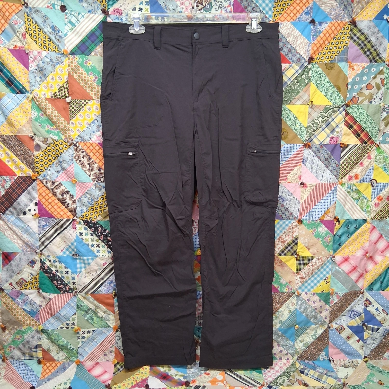 LL Bean Cresta Hiking Pants Mens Size 36x29 DWR Stretch Water Resistant Utility