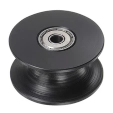 U Groove Pulley Bearing Nylon Guide Roller Pulley Wheel 5x40x20mm