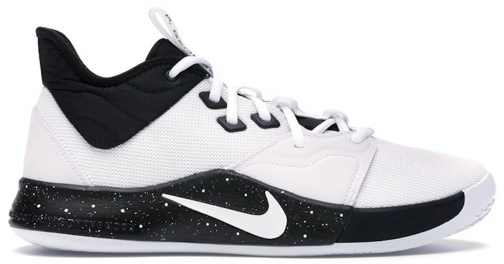 Nike Youth/ Mens PG 3 TB CN9512-108 White Black‎ Basketball Shoes Lace Up Size 5 Nike PG 3 TB  main image 3