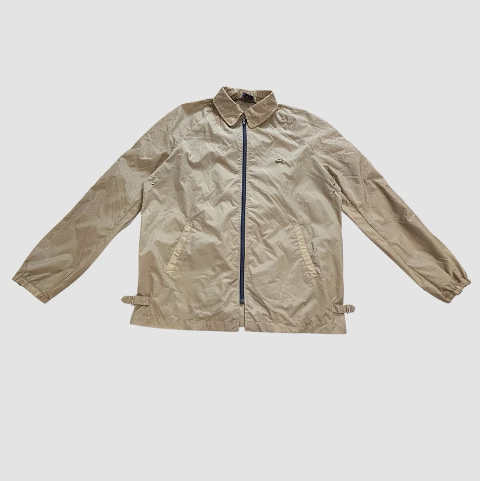 Chaqueta y pantalones cortavientos vintage Izod Lacoste de nailon mediano con cremallera completa para hombre Foto 2 de 4
