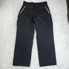 Alaskan Hardgear By Duluth Stormwall Rain Pants Black Mens Medium X30 NEW