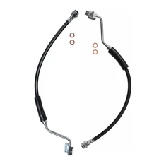 Set of 2 Brake Lines Hydraulic Hose Front Driver & Passenger Pair for Ford F-150