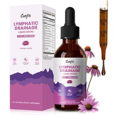 Lymphatic Drainage Drops Supplements for Immune, Lymph System Support, Cleans...
