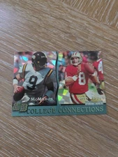 1993 Pro Set College Connections Prism Insert STEVE YOUNG JIM McMAHON #CC7 MINT