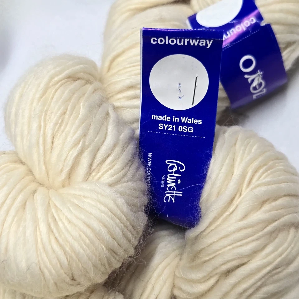 RARE LOT of 3 Skeins | Discontinued Colinette One Zero Yarn 100% Pure Wool Bulky - Image 2 of 4