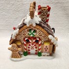 Partylite P7304 Gingerbread House #1 Ceramic Tealight Tea Light Candle Holder