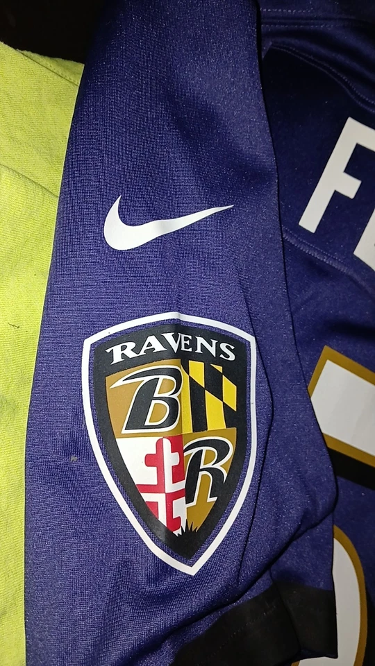 Joe Flacco 巴尔的摩乌鸦队球衣男式大码锐步紫色  — 第 4/4 张图片