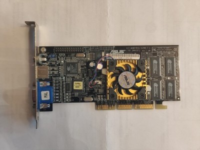ASUS AGP-V7100PRO/32M(T) NVIDIA GeForce2 MX-400 32MB SDRAM Retro GEPRÜFT