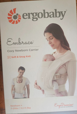 ERGOBABY EMBRACE BABY CARRIER Newborn to Toddler - Cozy Essentials Cream !!