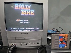 Rally Bike (Nintendo NES)  Tested Working W/Sleeve 