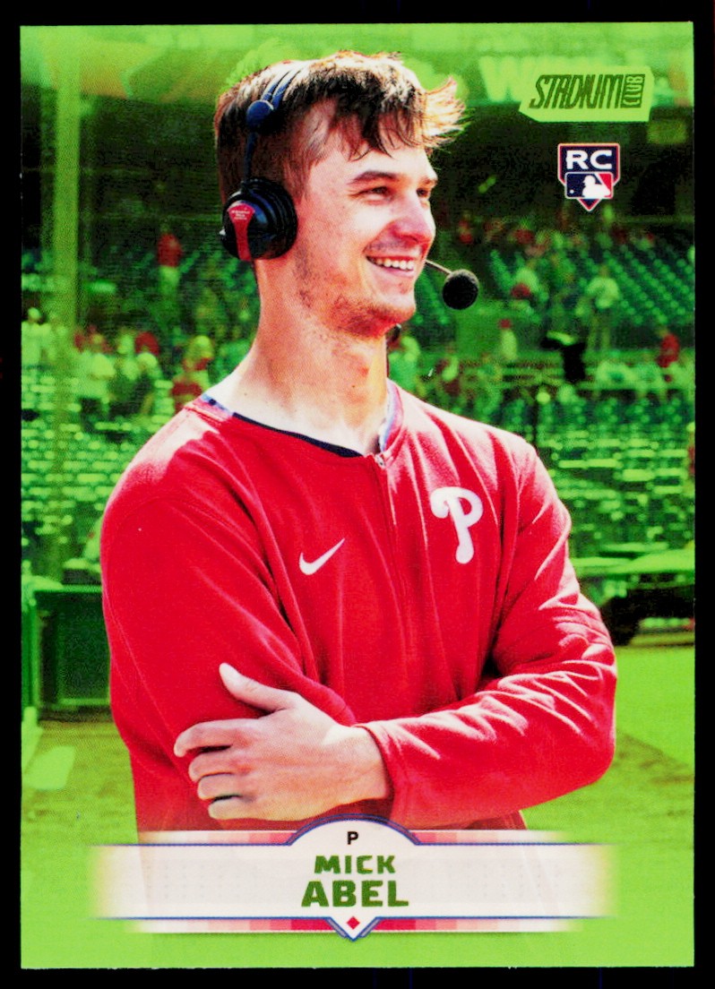2025 Stadium Club Mick Abel Lime Green Philadelphia Phillies #159