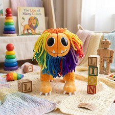 New Yarnaby Plush Colorful Lion Plush Toy Dol...