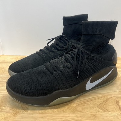 Nike Hyperdunk 2016 Flyknit Blackout Mens Size 13.5 Basketball Shoes Sneakers