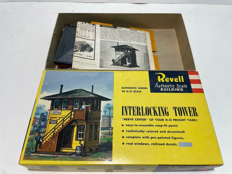 L1 Vintage AHM MiniKits HO Scale Model Train Water Tower Kit 5836 Trackside Exc.