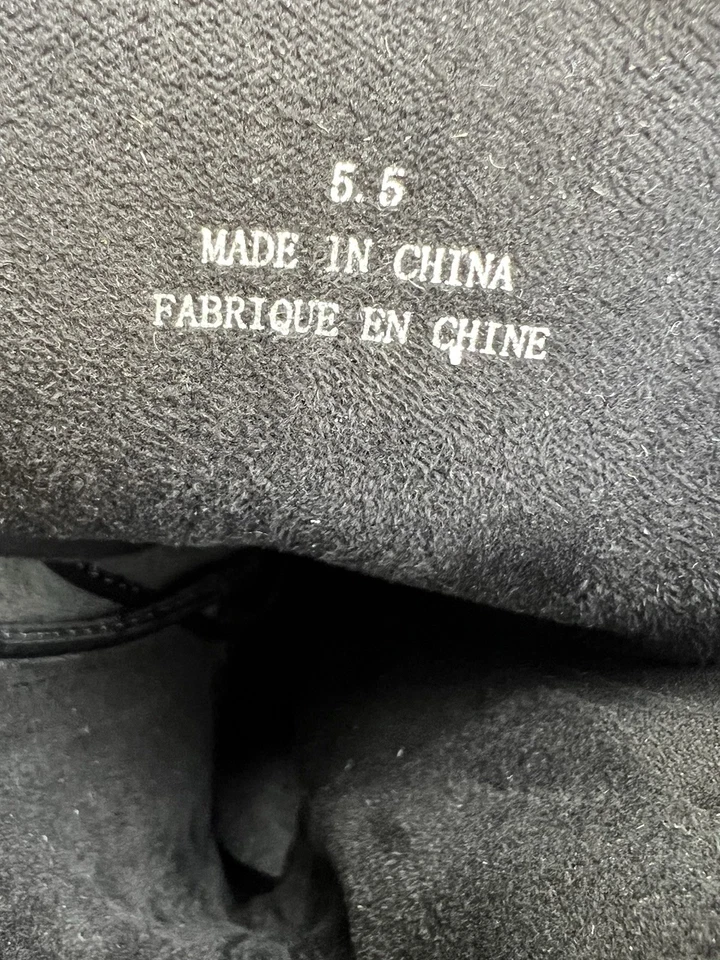 Botas de cuero negras de combate Jeffrey Campbell Gazette para mujer talla 5,5 EE. UU. Foto 2 de 4