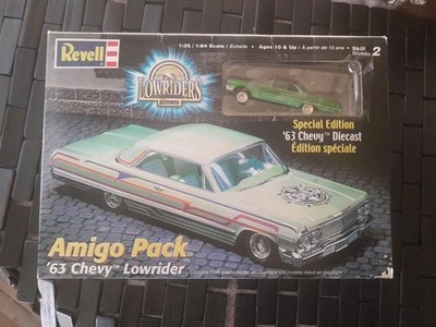 M6c sealed 2000 REVELL 63 CHEVY LOWRIDER AMIGO PACK 1:64 DIE CAST CAR 85-6682