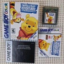 Disney's Winnie the Pooh Adventures 100 Acre Wood Gameboy Color w/ Box & Manual