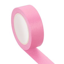 Colored Masking Tape 9/16" x 11 Yards, Color Code Labeling Tape, Rose Red