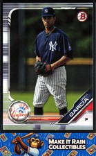 Deivi Garcia 2019 Bowman Draft #BD-164 New York Yankees Prospect