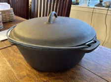 Vintage never UsedCast Iron Dutch Oven #8 Birmingham Stove & Range BSR Century