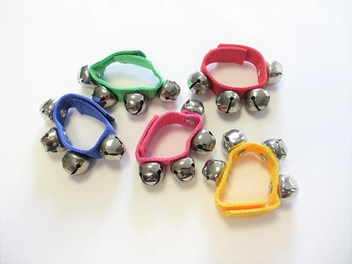 Bell Bracelet with 4 Bells Bells Coloured
