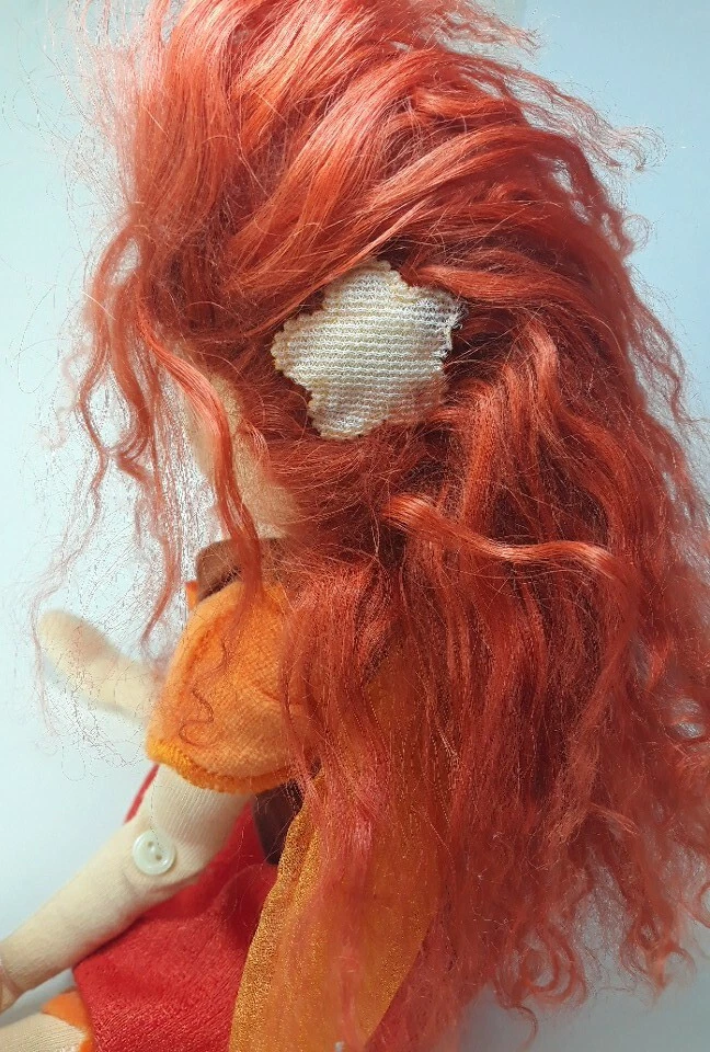Kathy Kruse Tweela Doll Magic Cabin Fairy Autumn Cloth Jointed Red Hair 2019 12" - Image 4 of 4