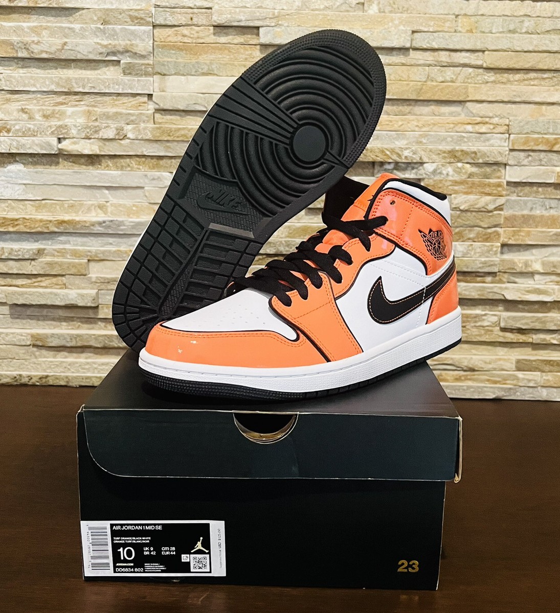 jordan 1 mid turf orange mens