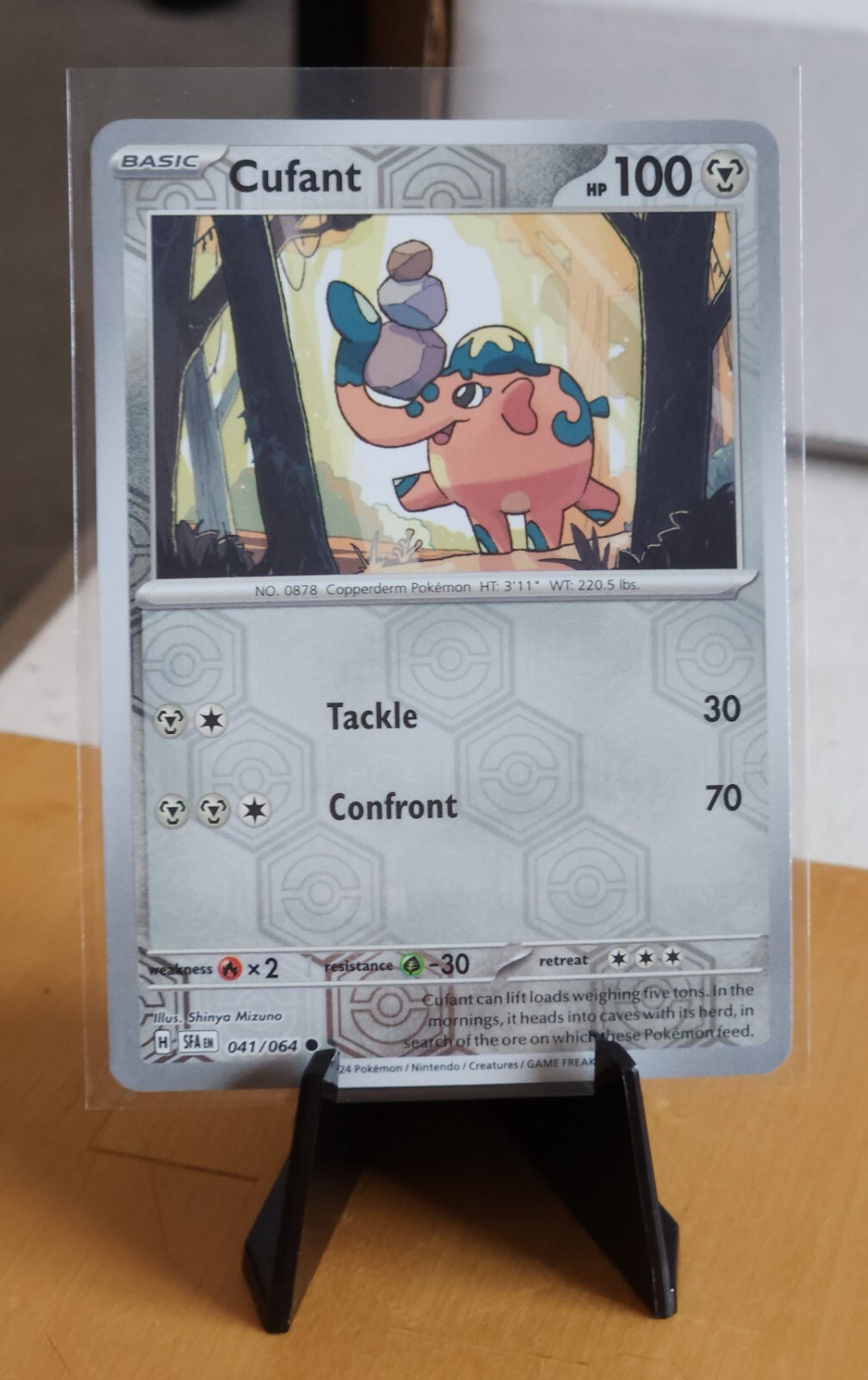 Pokemon TCG Cufant 041/064 Shrouded Fable Reverse Holo Common