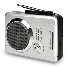 Mini Audio Retrò Personale Lettore di Cassette Wireless AM/FM Radio Registratore di Cassette