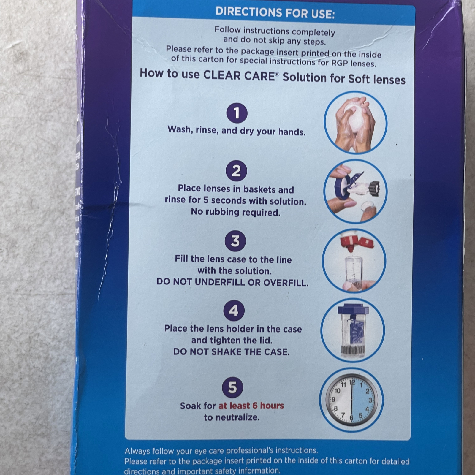Alcon Clear Care Triple Action Cleaning & Disinfecting Soluton Twin Pack 2X12 OZ