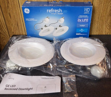 GE 2 Pack Refresh LED Indoor Flood Lights 6 Recessed Downlight 65W Replacement
