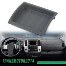 New Upper Dash Bezel Storage Box Fit For 05-17 Nissan Frontier Pathfinder Gray 