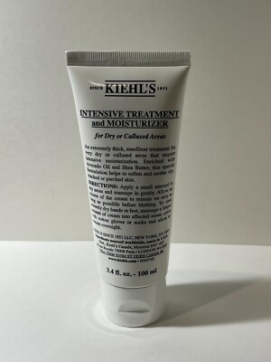 Kiehl's Intensive Treatment and Moisturizer for Dry or Callused 3.4 oz Sealed